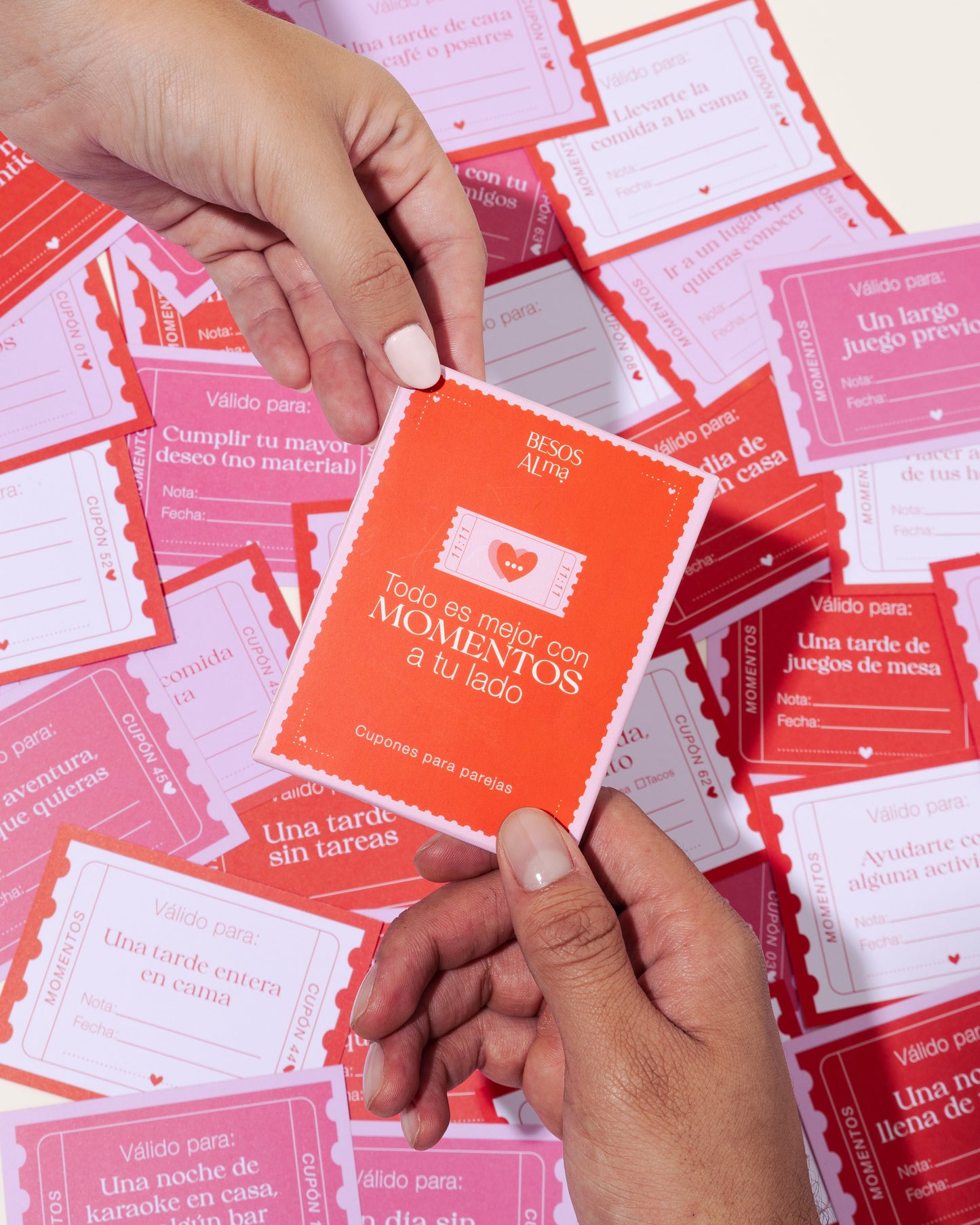 Cupones románticos para pareja