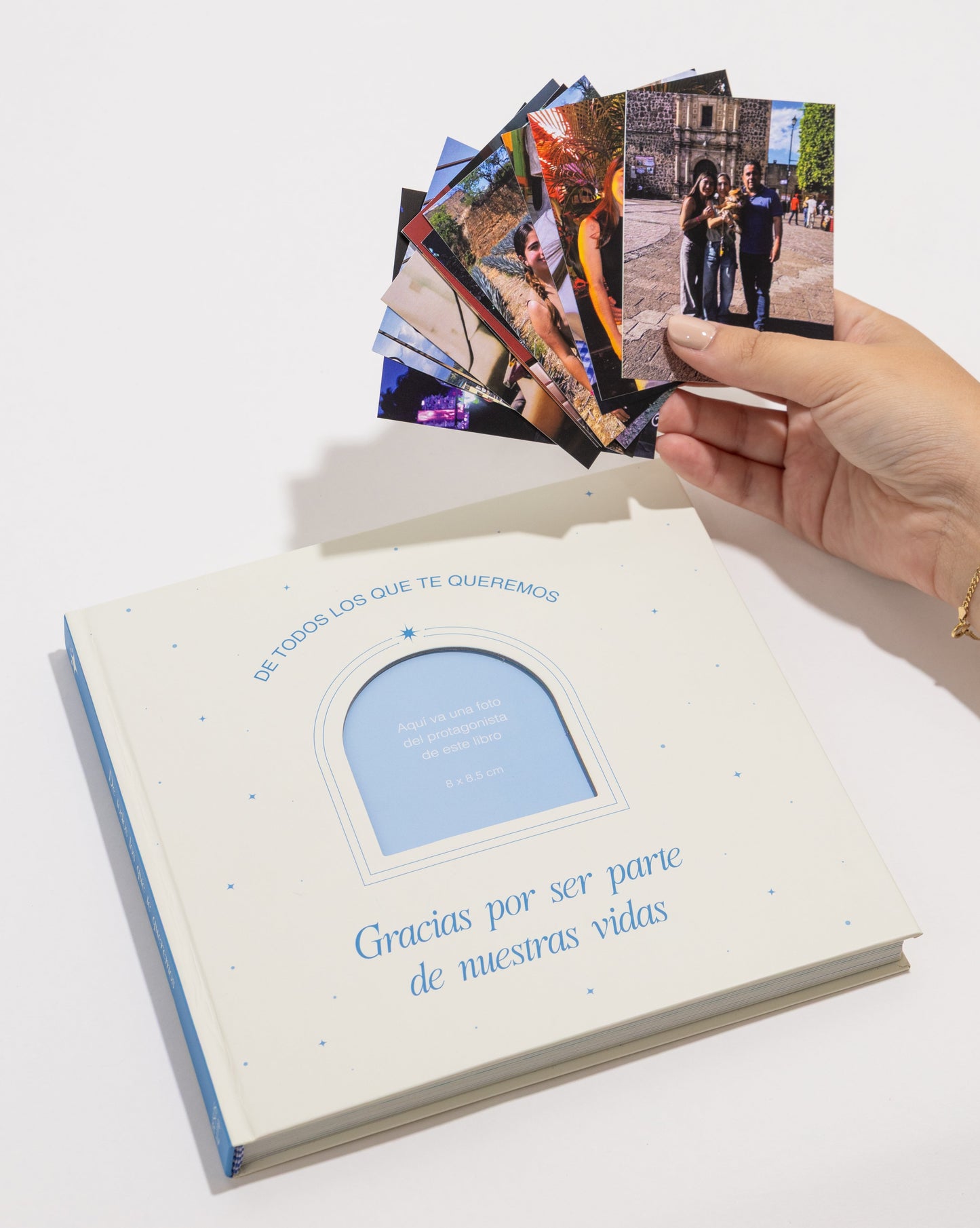 LIBRO ALBÚM DE TODOS LOS QUE TE QUEREMOS + 26 FOTOS IMPRESAS