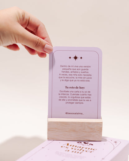 ORÁCULO CON MENSAJES Y RETOS DE AMOR PROPIO