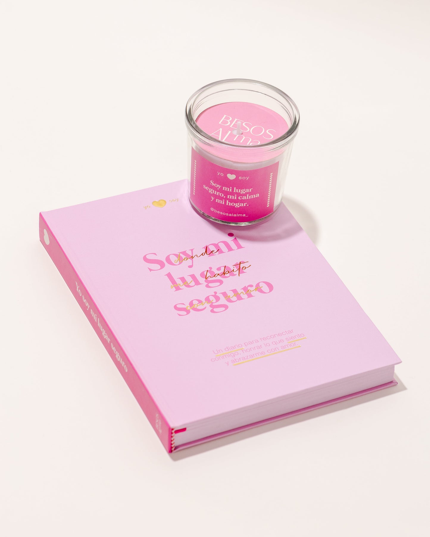 KIT JOURNAL Y VELA MI LUGAR SEGURO