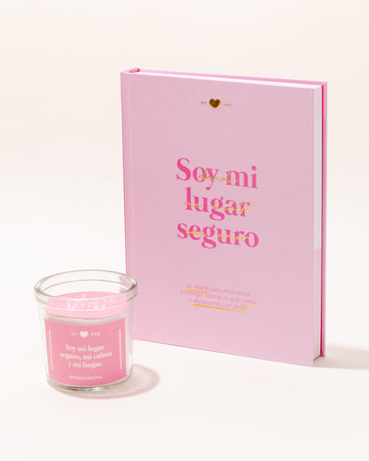 KIT JOURNAL Y VELA MI LUGAR SEGURO