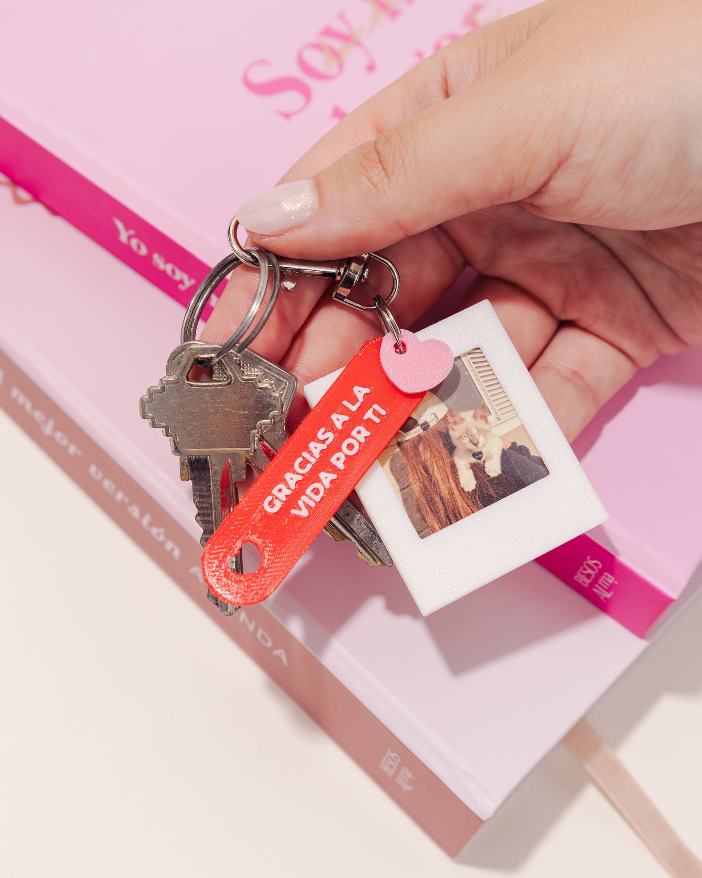 AMULETO DE RECUERDOS  - LLAVERO PERSONALIZADO CON FOTO