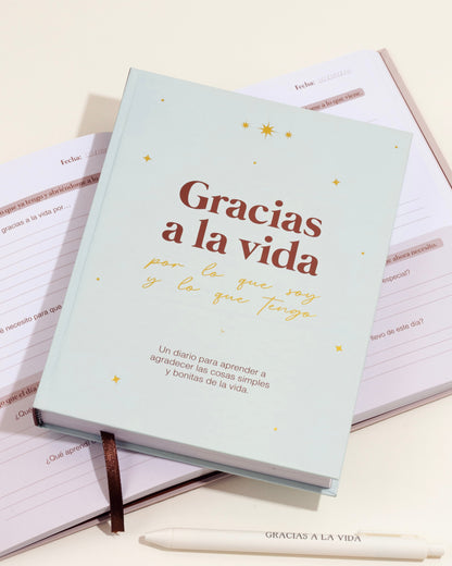 JOURNAL DE GRATITUD - DIARIO GRACIAS AZUL