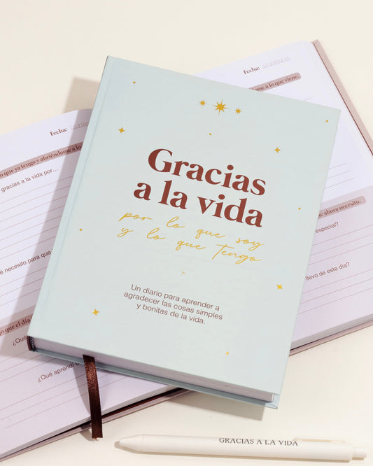 JOURNAL DE GRATITUD - DIARIO GRACIAS AZUL