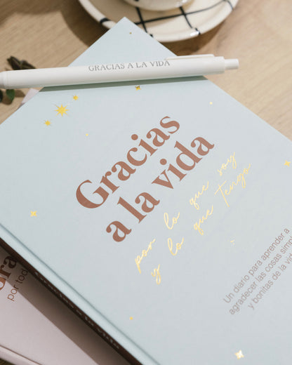 JOURNAL DE GRATITUD - DIARIO GRACIAS AZUL