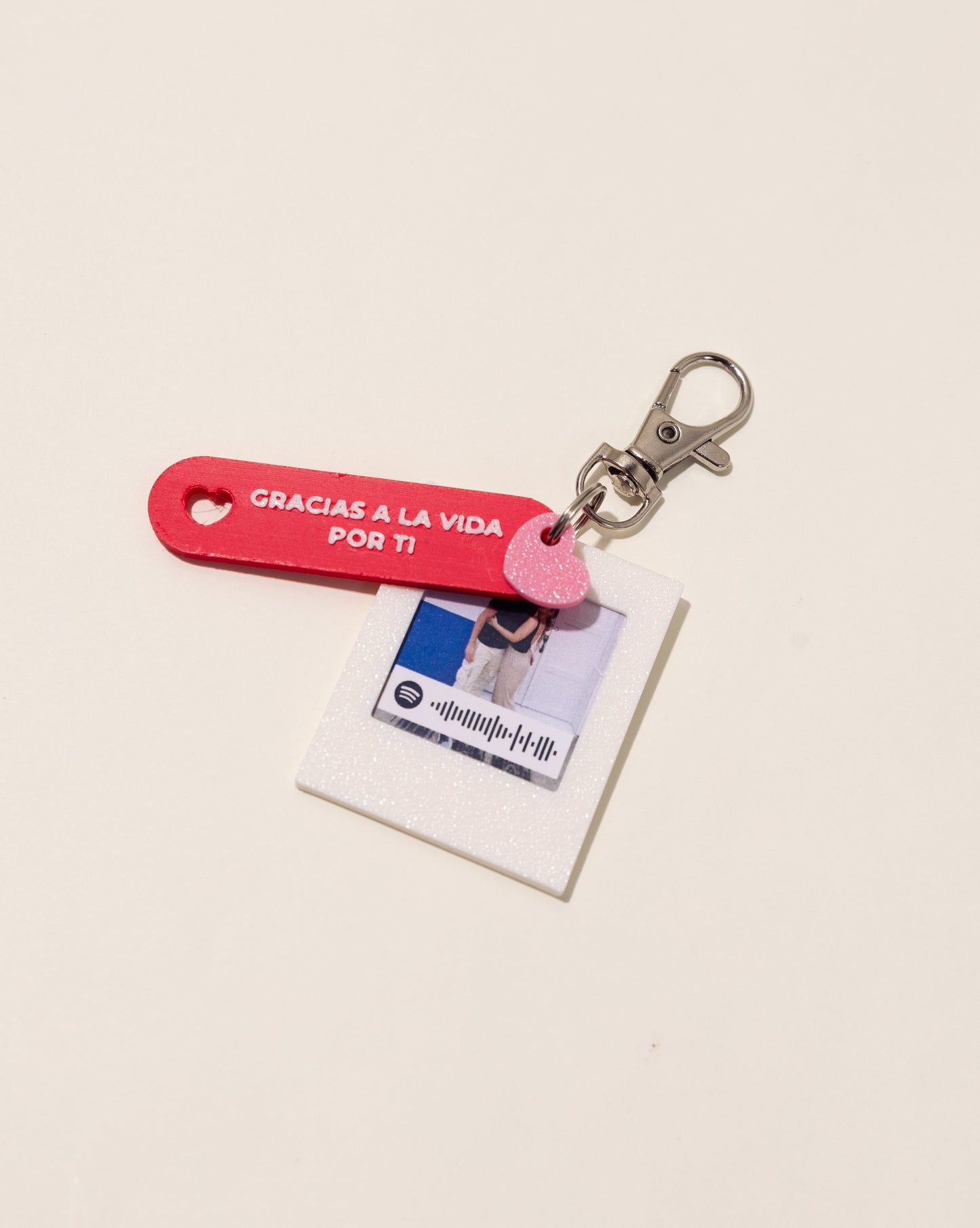 DOS AMULETOS DE RECUERDOS  - LLAVEROS PERSONALIZADOS CON FOTO