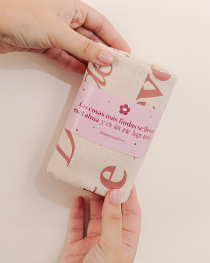 TOTE BAG - DONDE TE LLEVE LA VIDA SÉ FELIZ